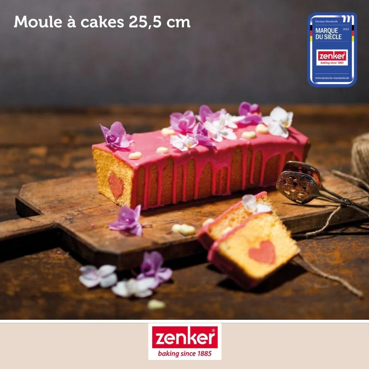 Lot de 2 moules à cakes Zenker Silver