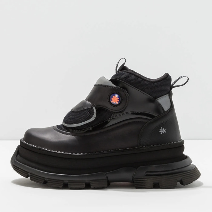 Botines 1643 MULTI LEATHER BLACK/ ART CORE 2 color Black