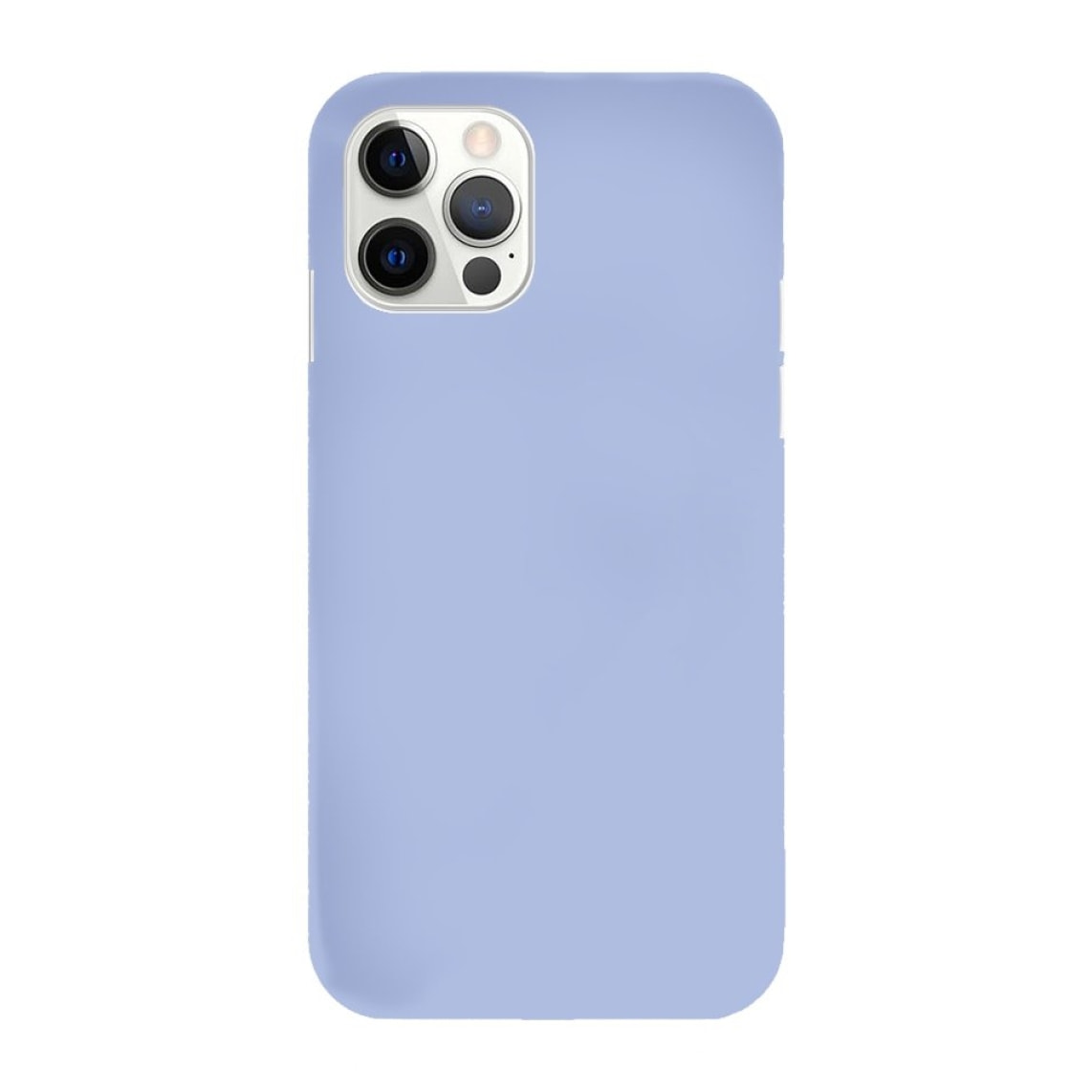 Coque silicone liquide Gris Violet pour iPhone 13 Pro Max