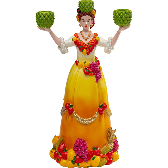 Chandelier femme ananas 36cm Kare Design
