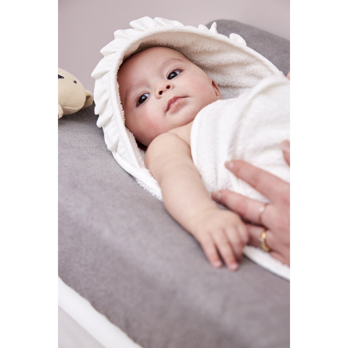 Capa Baño Con Volante Me-Terry