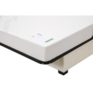 Canapé convertible Olivia, matelas Simmons, 130 x 190 cm, 2 coussins offerts, rouge