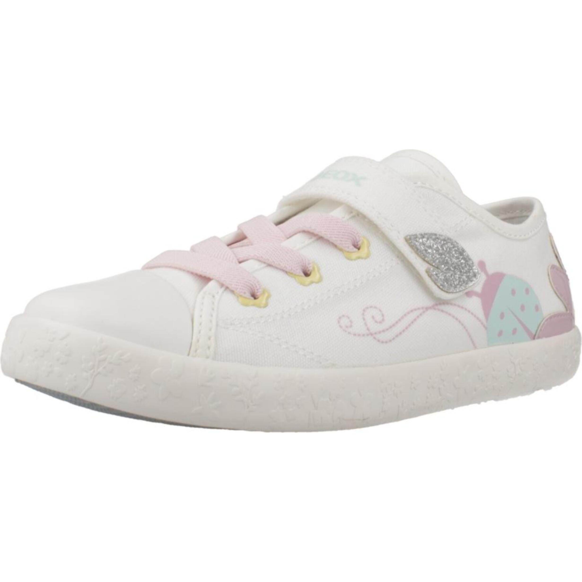 Zapatillas Niña de la marca GEOX  modelo J GISLI GIRL BLANCO