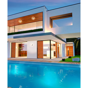 FORLIGHT Aplique Ip54 Port E27 15W Negro