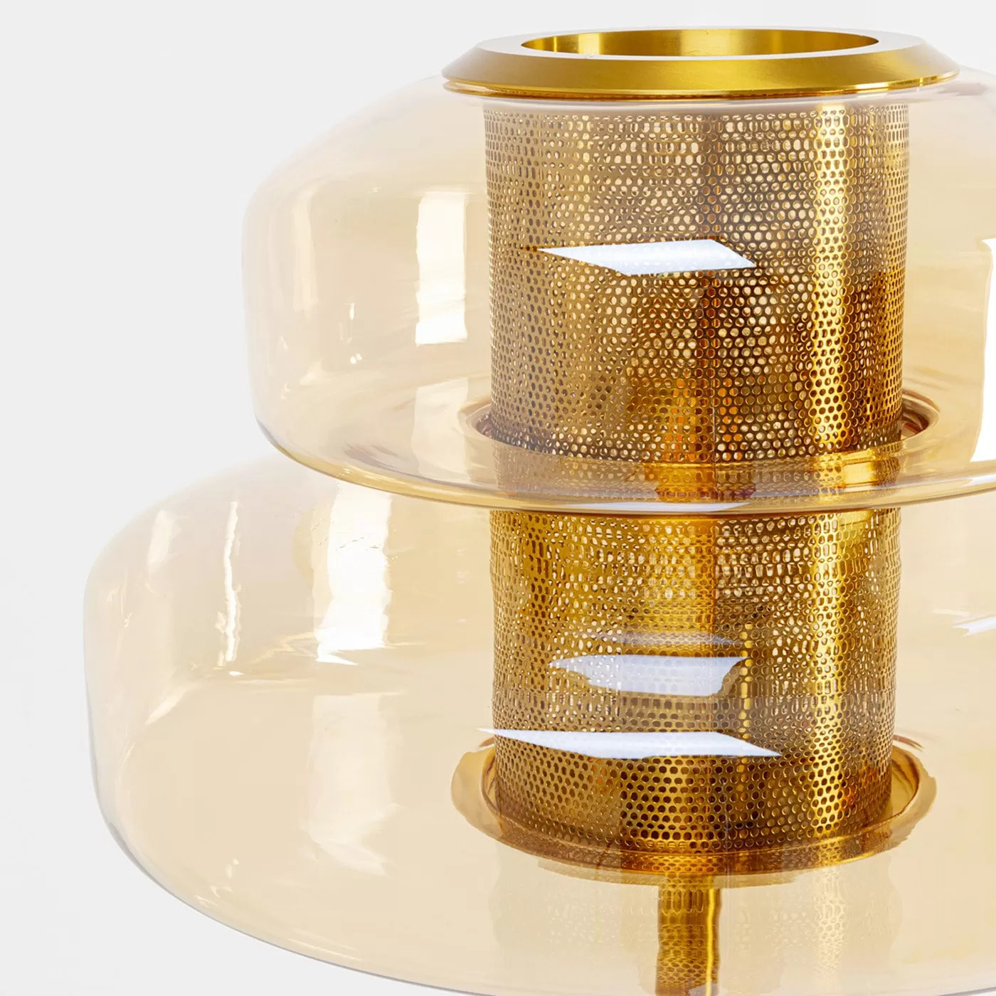 Lampadaire Arcadia 155cm ambré Kare Design