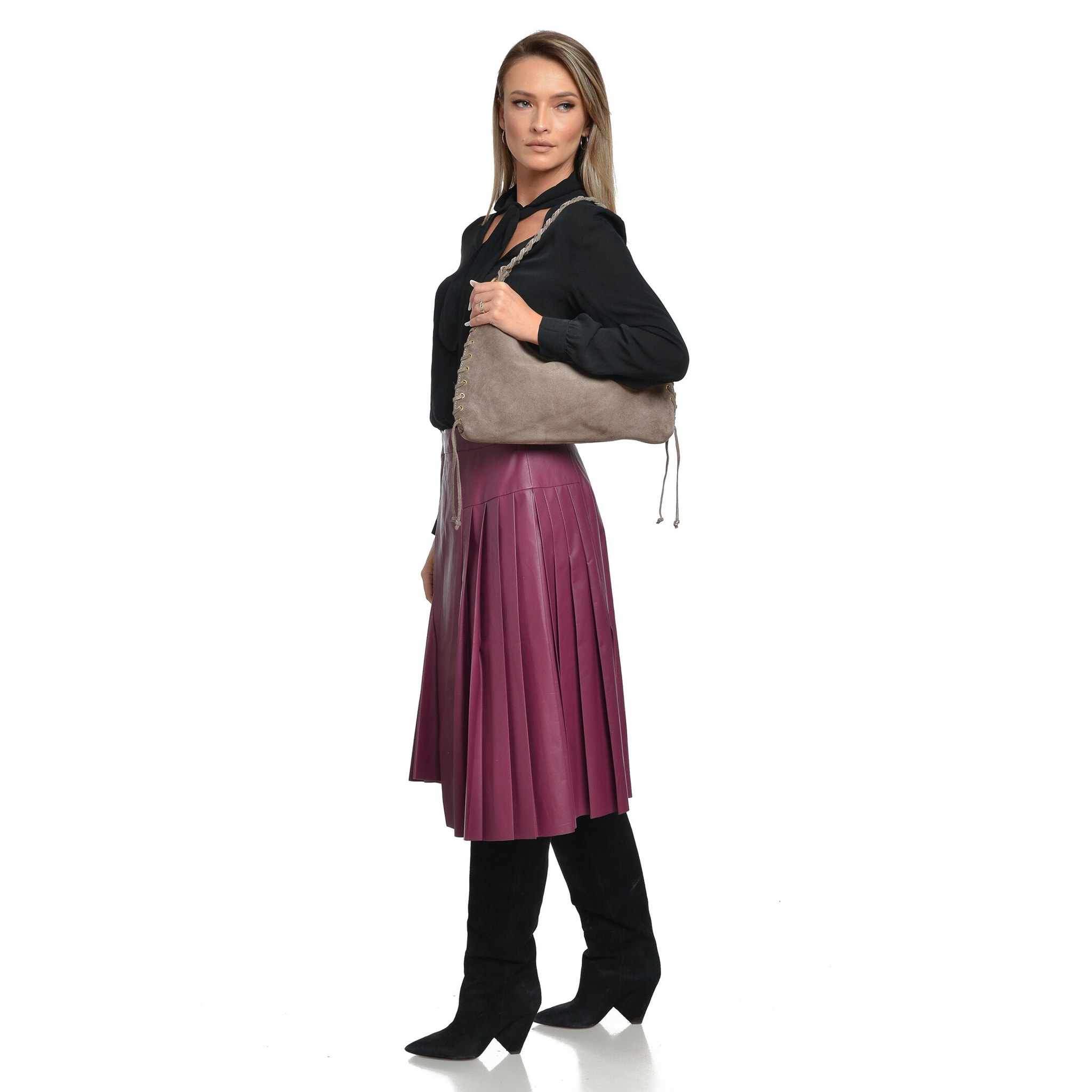 Borsa a tracolla Anna Luchini Beige