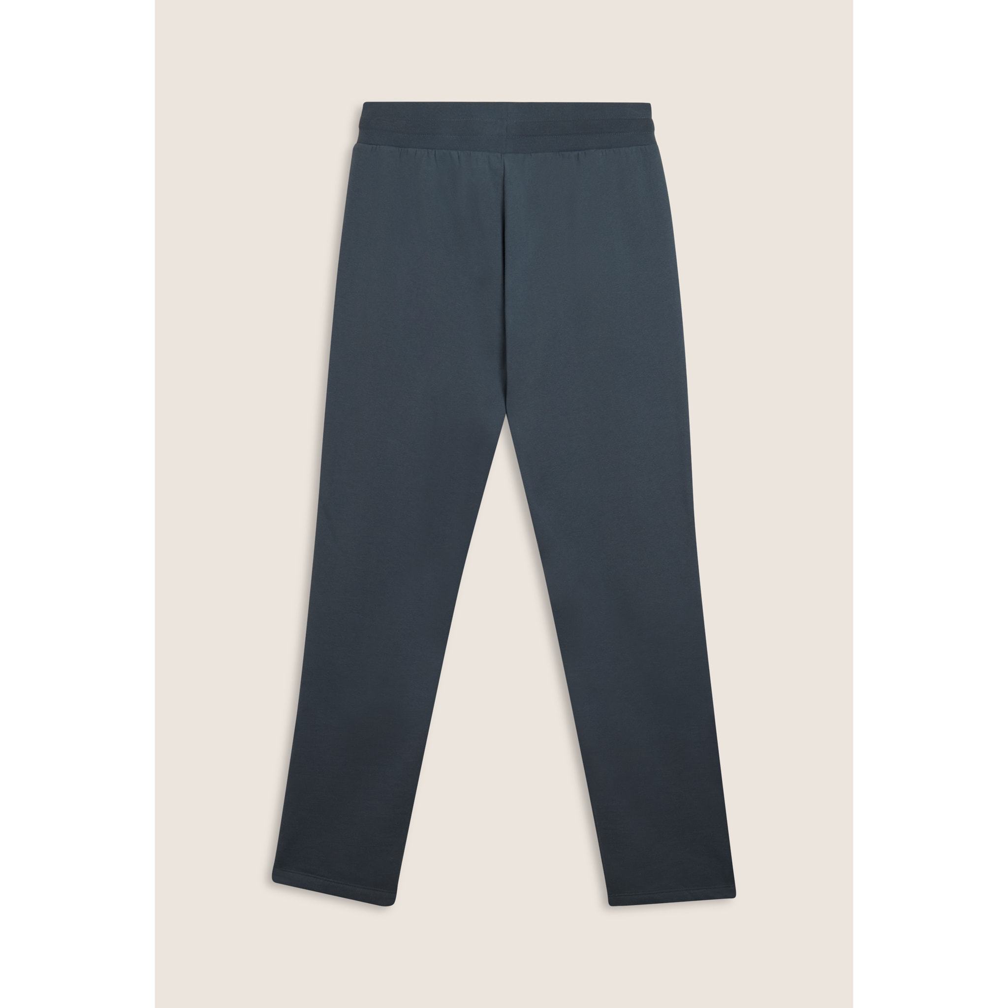 Pantaloni regular in felpa con fondo dritto