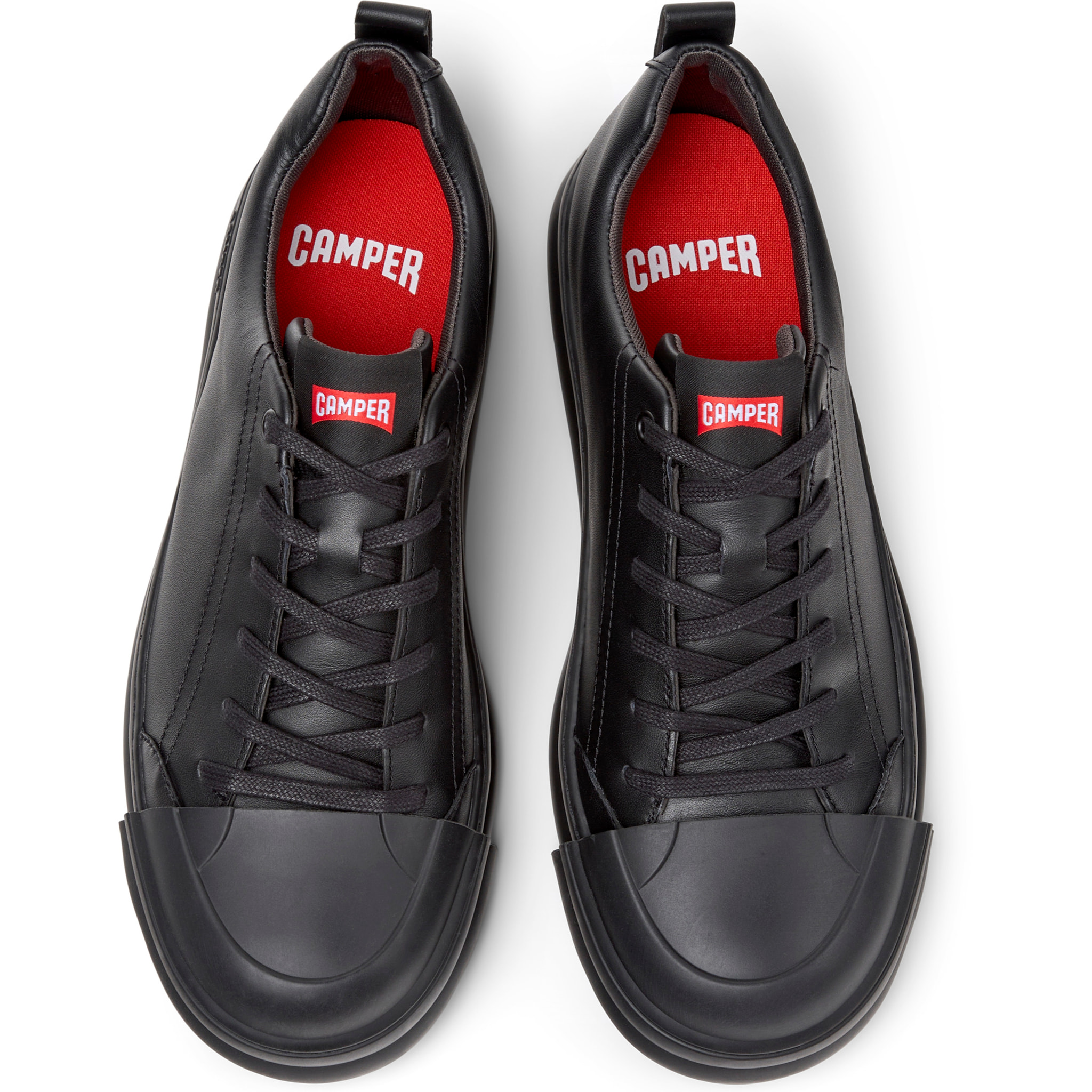 Zapatillas - CAMPER Junction Runner - Negro - Cuero liso
