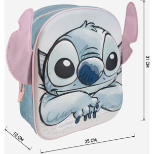 Mochila 3D Stitch Disney 27Cm