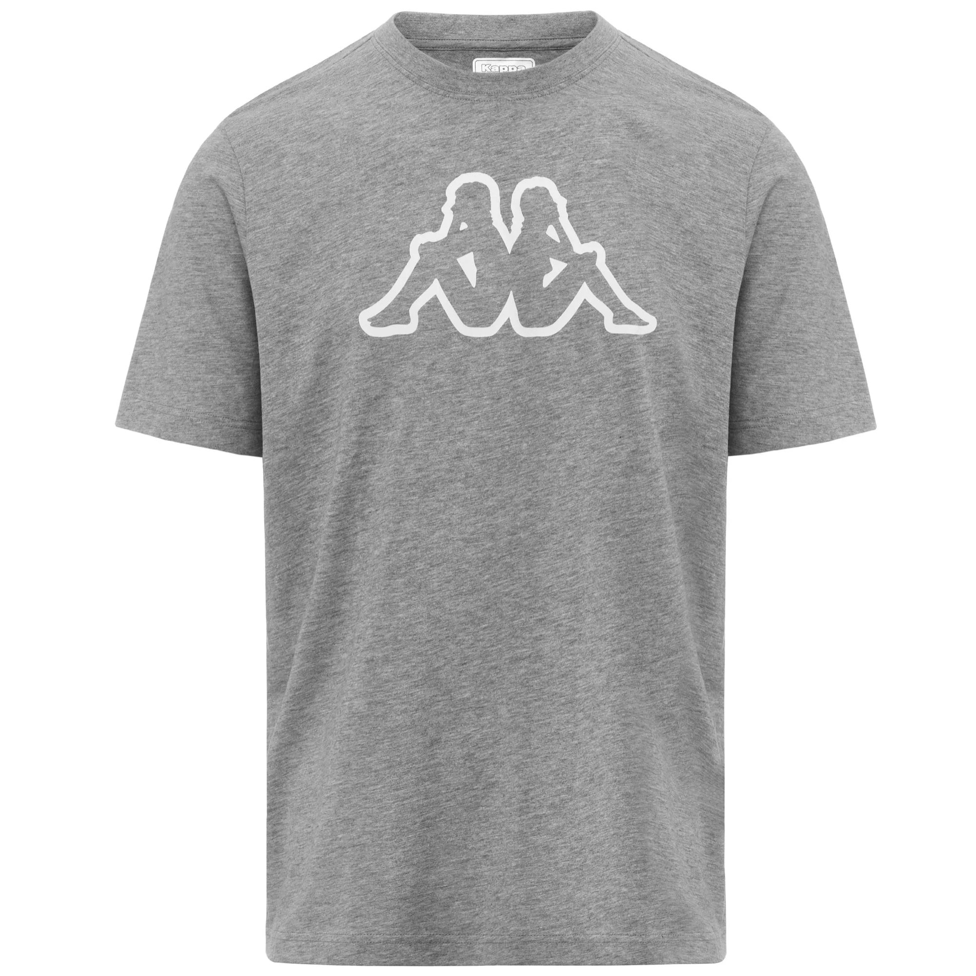 Kappa - T-Shirts & Top Uomo Grigio - Logo Korpo Cromen