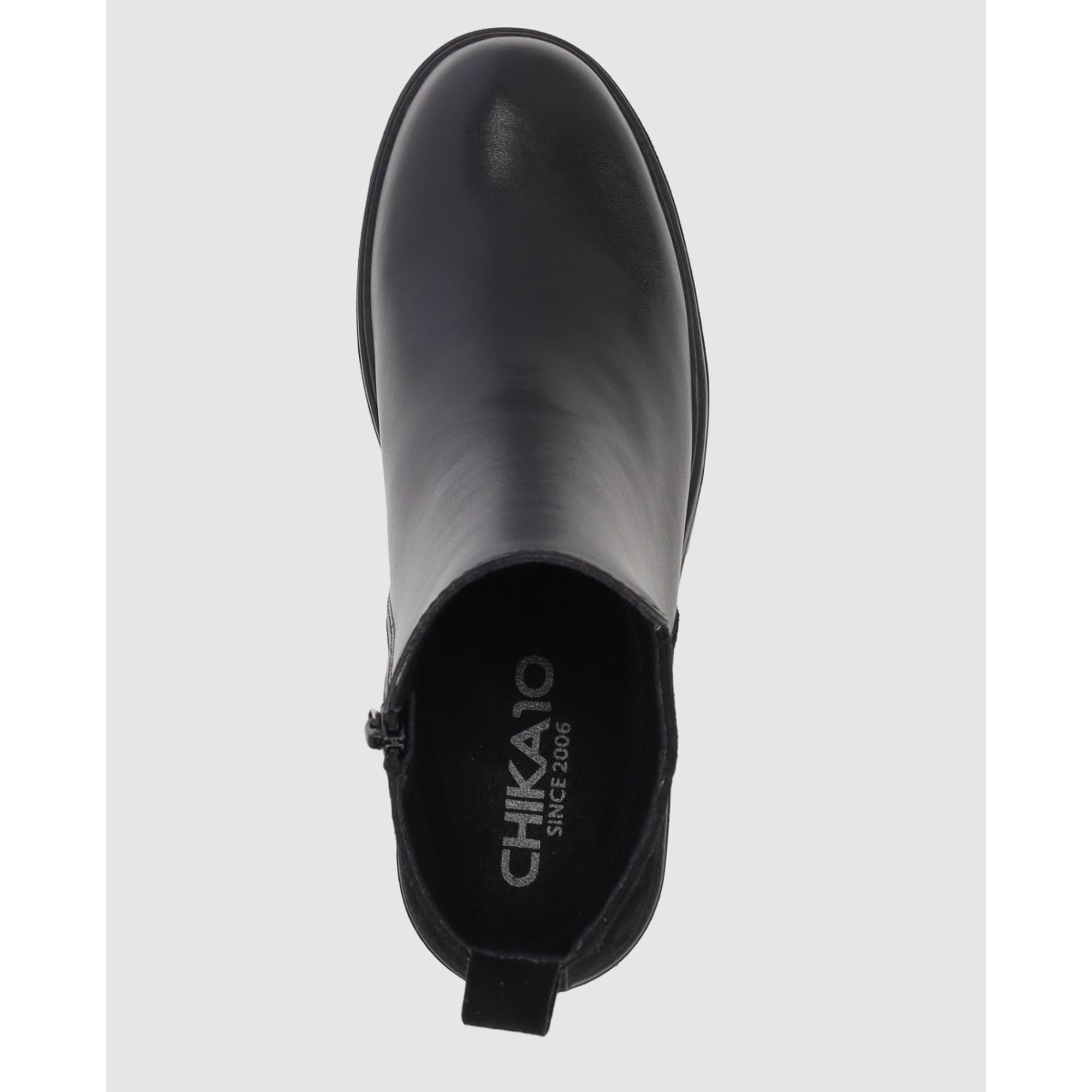 Botines de Piel - Negro - Tacón: 5 cm