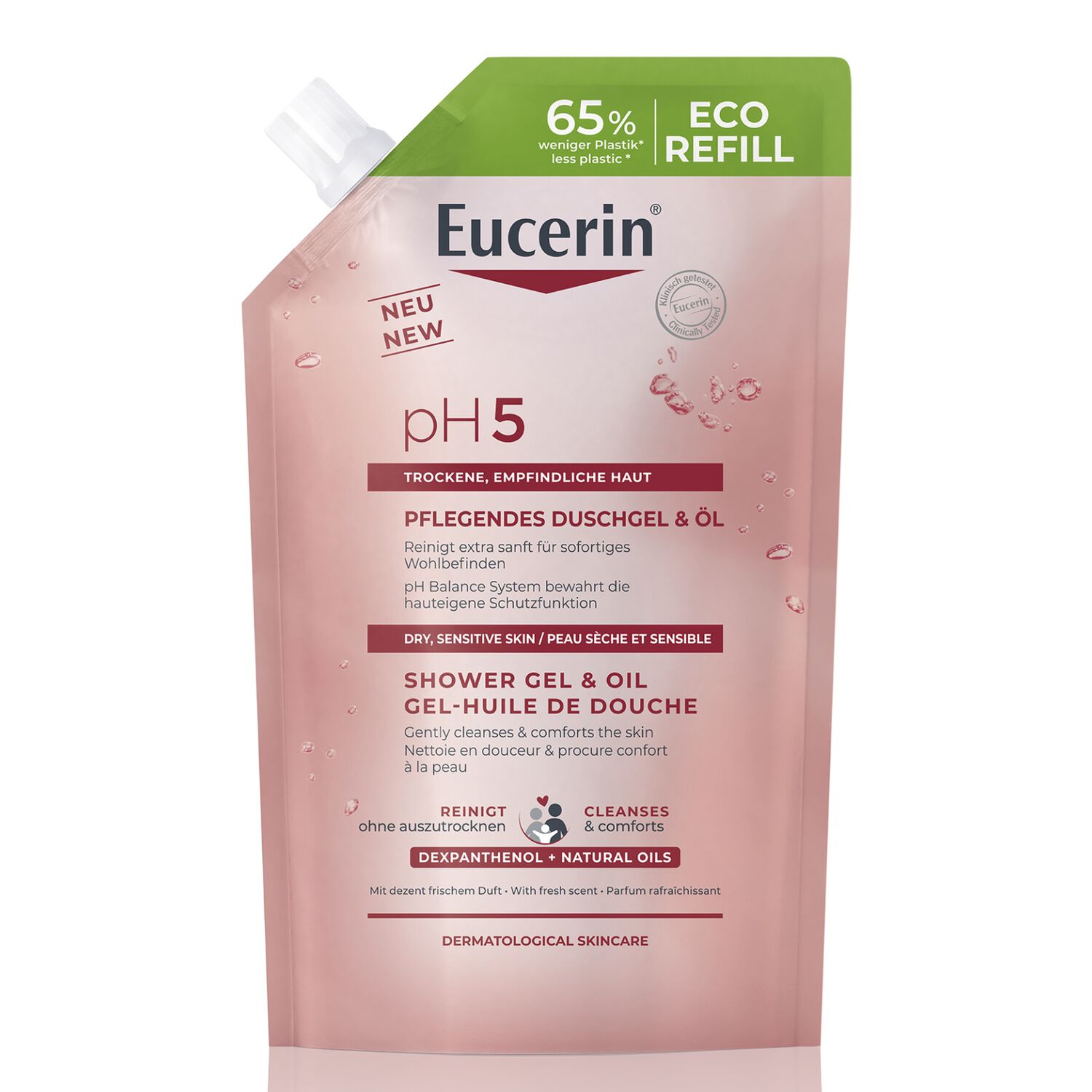pH5 Gel-Huile de Douche - Gel-huile de douche peaux sèches et sensibles
