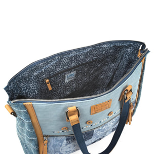 Bolso Shopper-Tote Lois Arcadia Azul