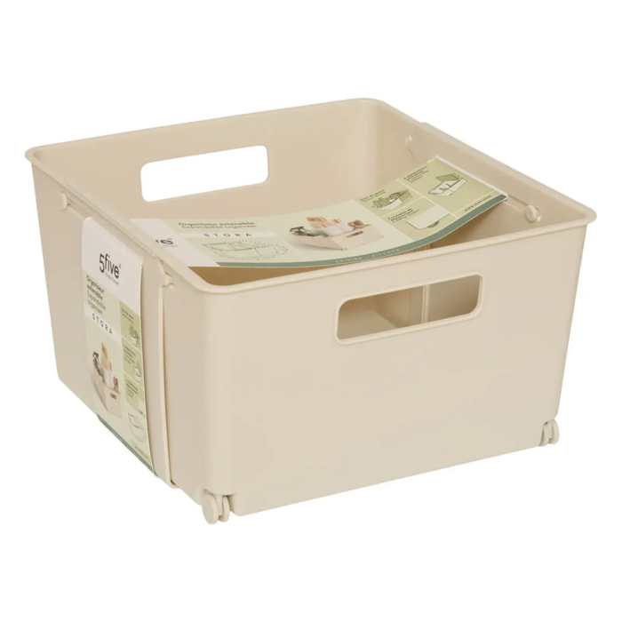 Organiseur extensible Stora grand format beige