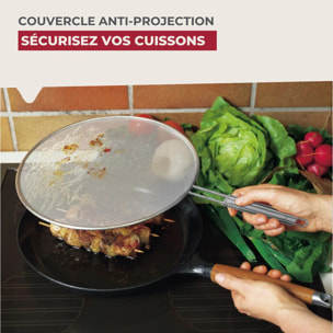 Couvercle anti projection 29 cm Fackelmann Basic