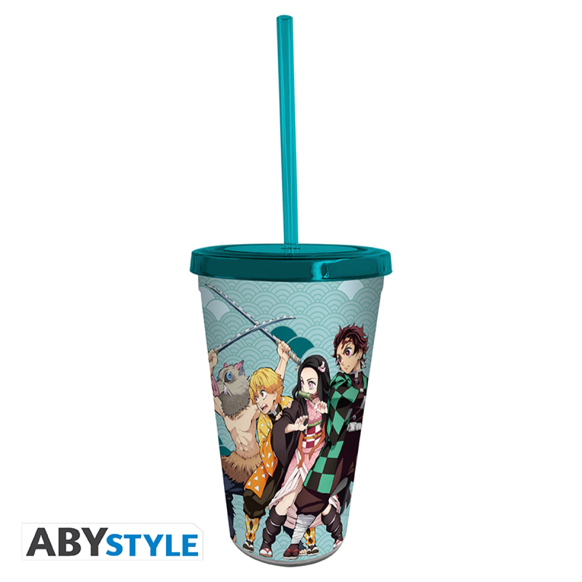 Demon Slayer - Tumbler Con Cannuccia - 470ml - Group