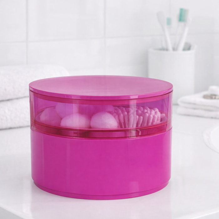 Boite de rangement Multi-box SYDNEY Rose Foncé Spirella