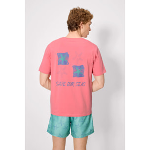 T-shirt a maniche corte Rosa