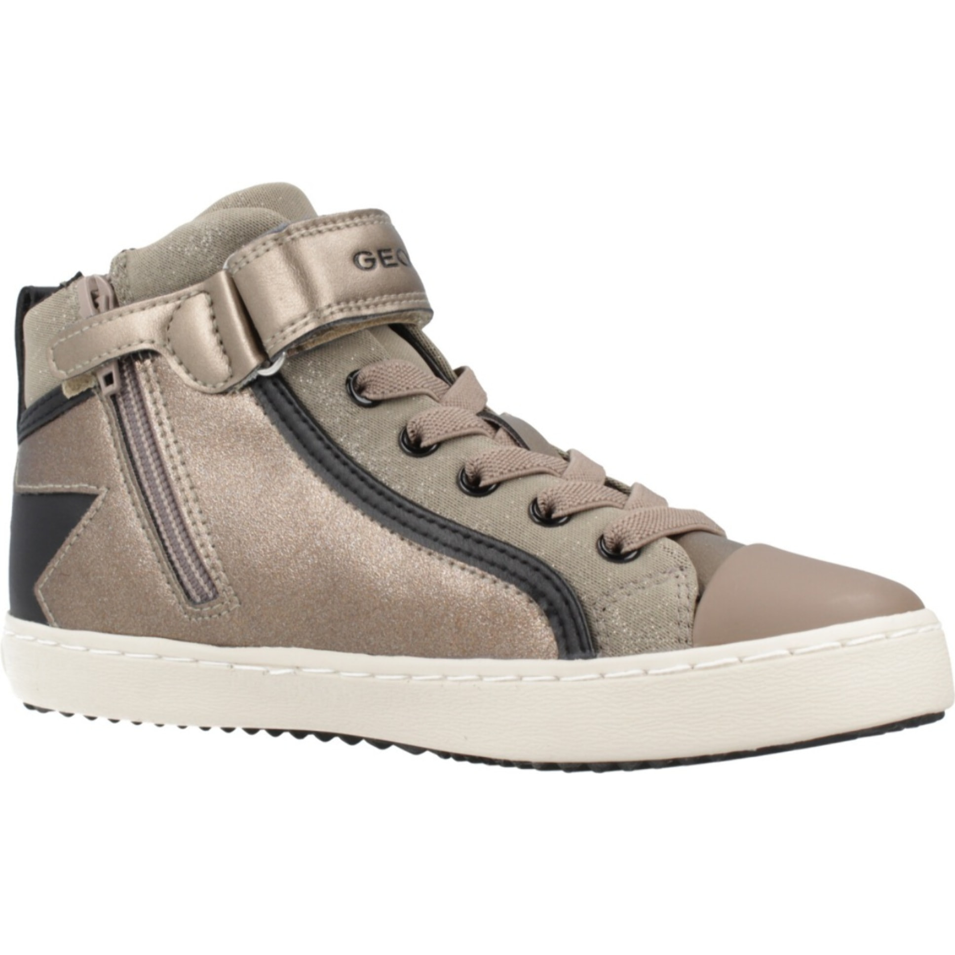 Zapatillas Niña de la marca GEOX  modelo J KALISPERA GIRL BRONCE
