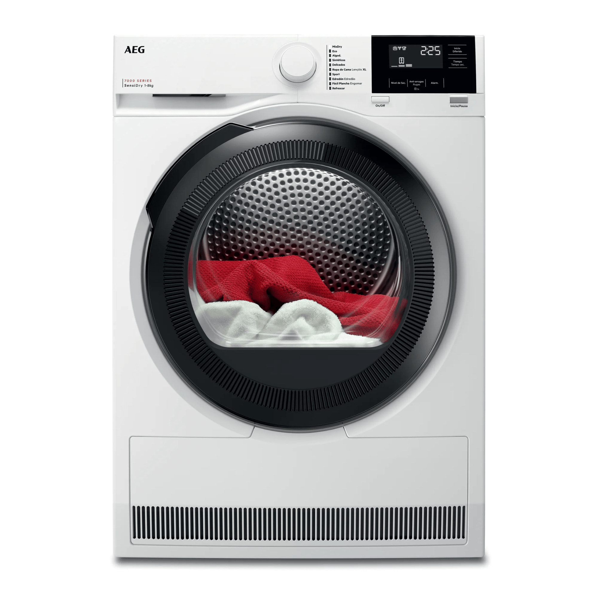 AEG Secadora con Bomba de Calor Serie 7000 SensiDry® de 8 kg TR718P4OB
