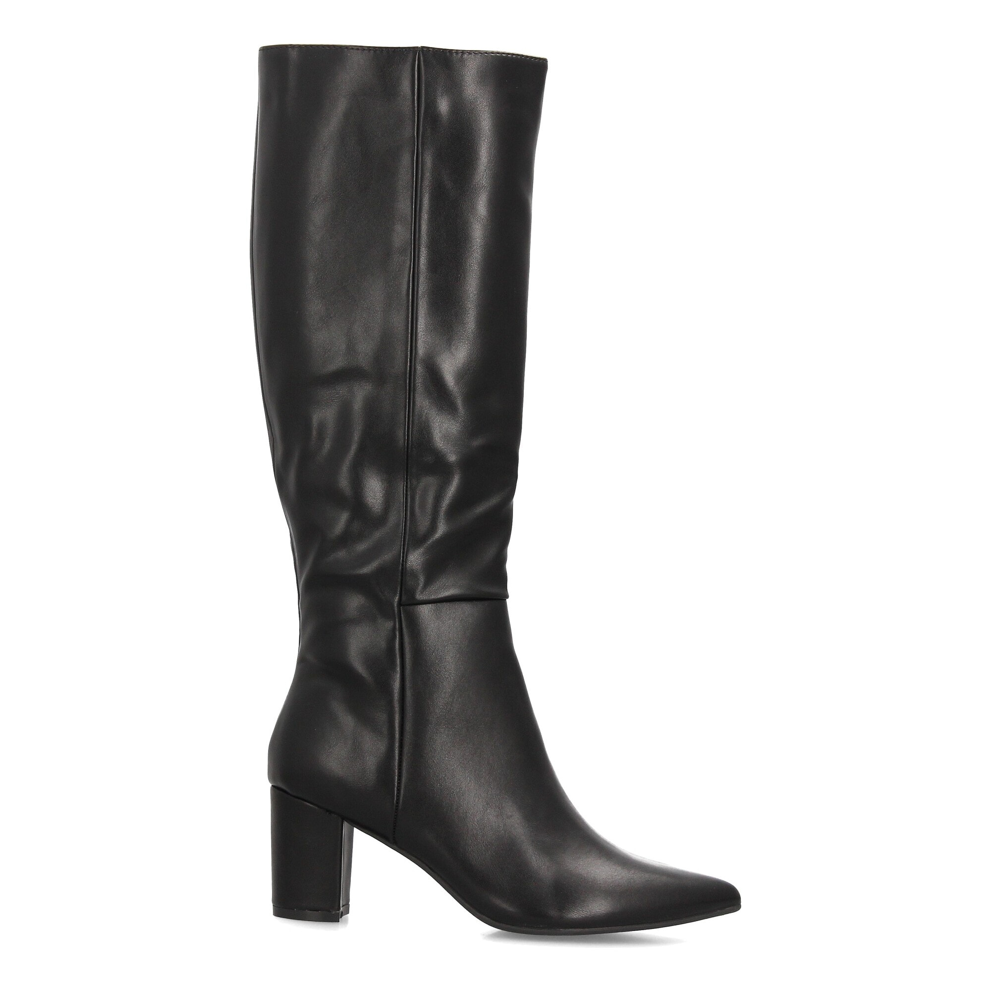 Botas altas elegantes con tacón ancho para mujer