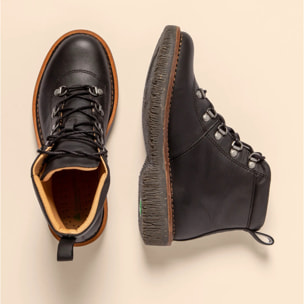 Botines N5583 WAX NAPPA BLACK/ VOLCANO color Black