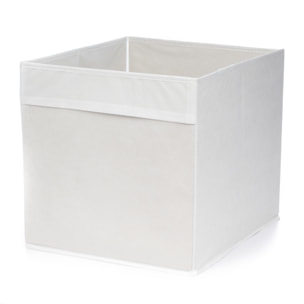 Caja de almacenamiento plegable con base convertible en tapa. 34x38x34 cm.