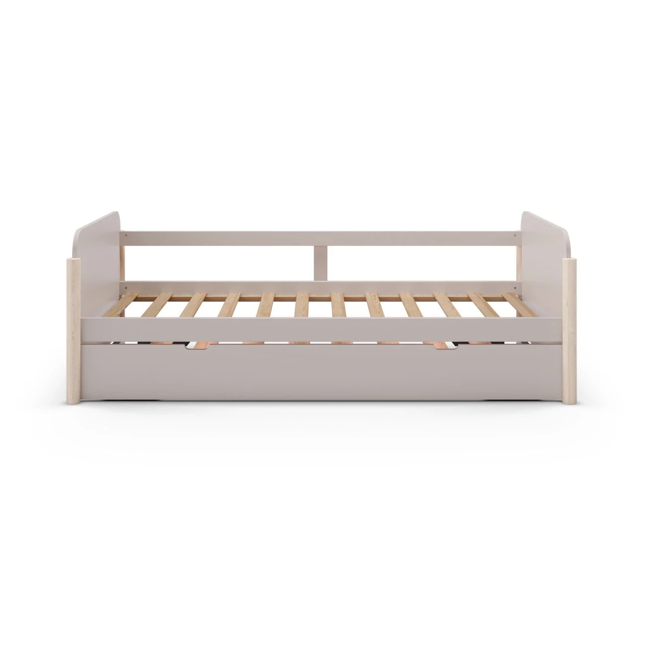 Cama doble juvenil Misty Dawn Beige - Oak Soft