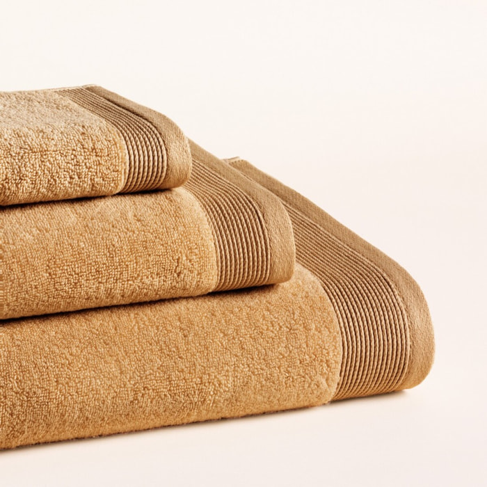 Set 3 Toallas Harmony Mustard - Zero Twist - 600 Gramos