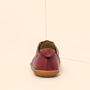 Zapatillas N296 SOFT NAPPA BURDEOS/EL VIAJERO color Burdeos