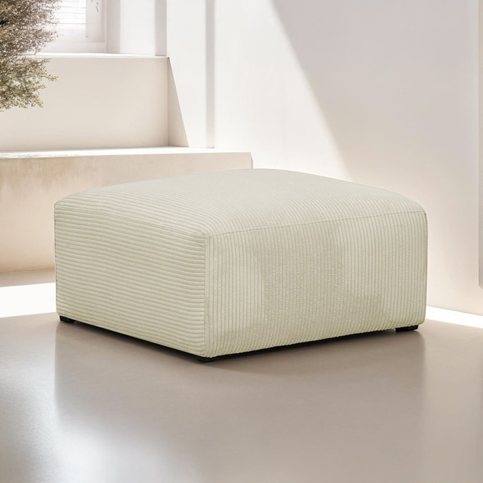 Pouf modulable en velours côtelé - MODULO