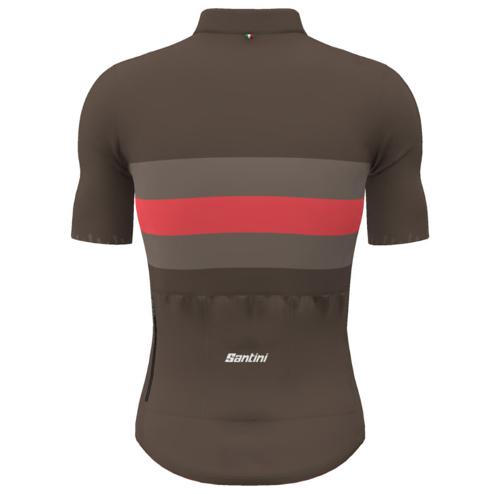 Bng – Maillot Manches Courtes Homme - Chocolat - Unisex