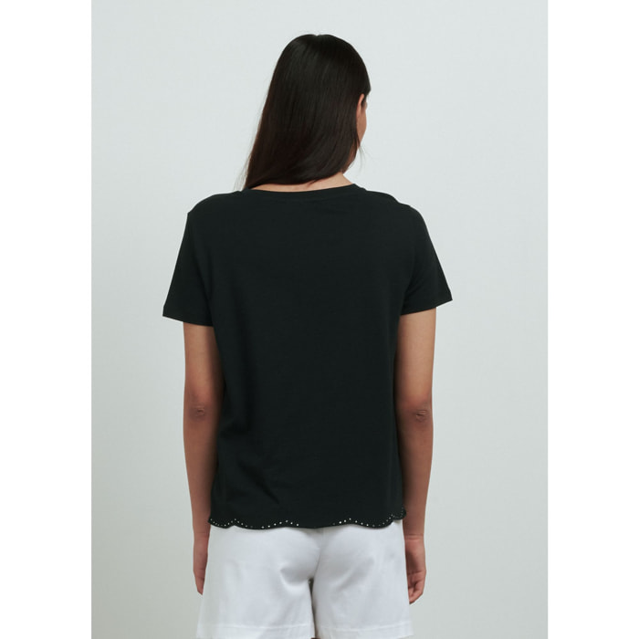 T-SHIRT NERO CONBIPEL