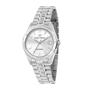 Reloj Chiara Ferragni R1953100514 Mujer Analogico Cuarzo con Correa de Acero inoxidable