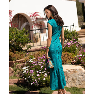 Vestido midi sin mangas