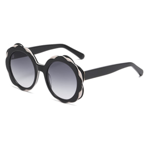 Gafas OCEAN modelo Deauville en color Montura negra brillante con lentes de degradado ahumado