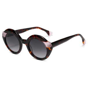 Occhiali da sole OCEAN NEW ERA 8 - montatura marrone semi con grigia sfumate