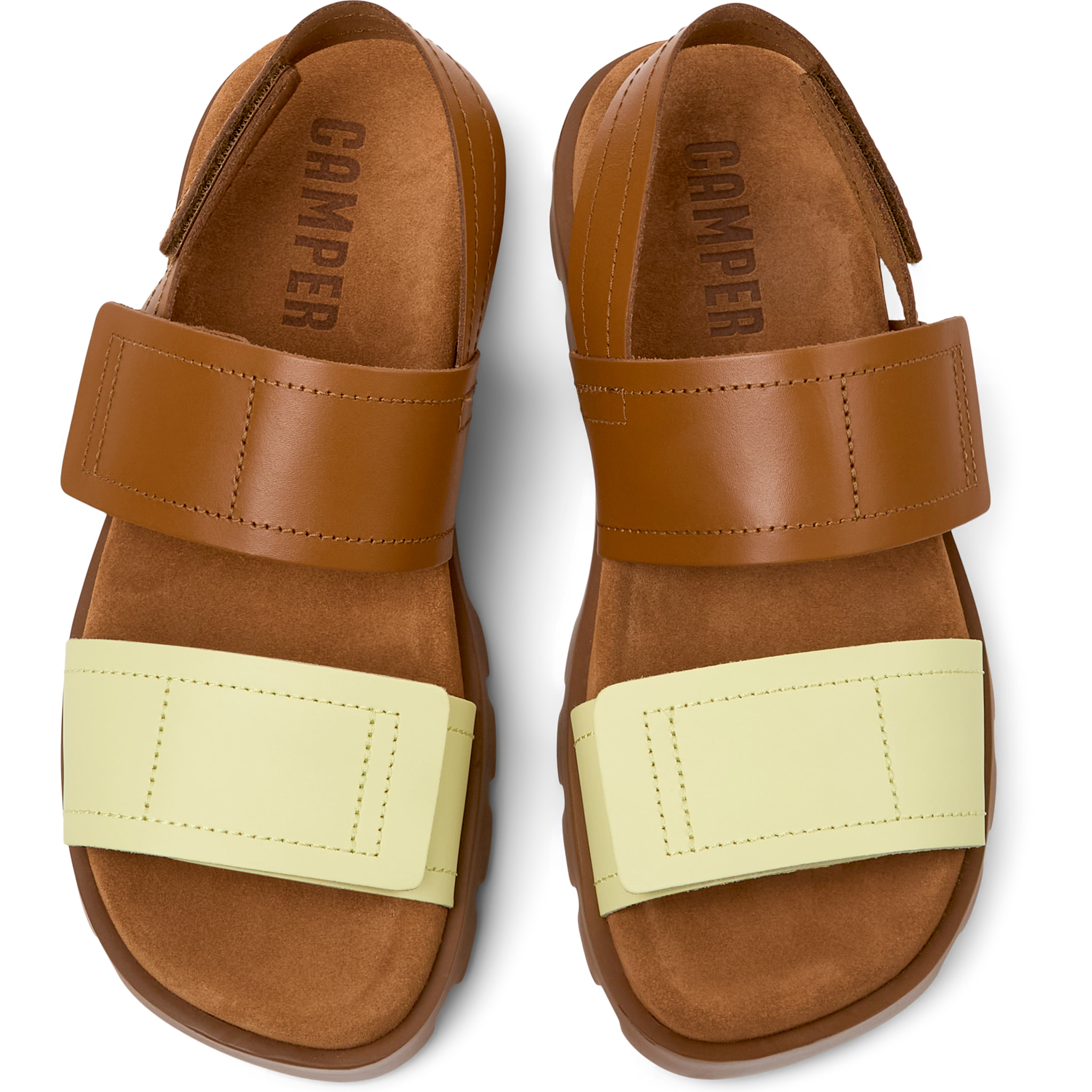 Sandalias - CAMPER Brutus Sandal - Multicolor - Cuero liso