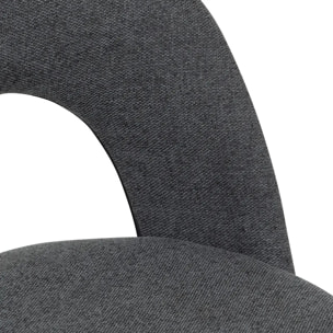 Chaise "Raven" gris