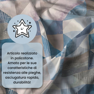 COMPLETO LETTO RIVER MATRIMONIALE SEPIK BLUE