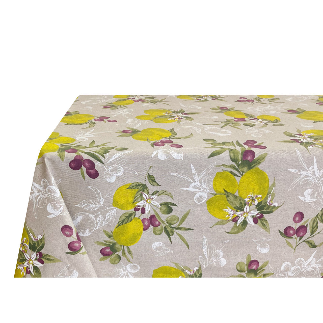 Tovaglia Cucina In Misto Cotone Made In Italy Disegno Capri 140x240