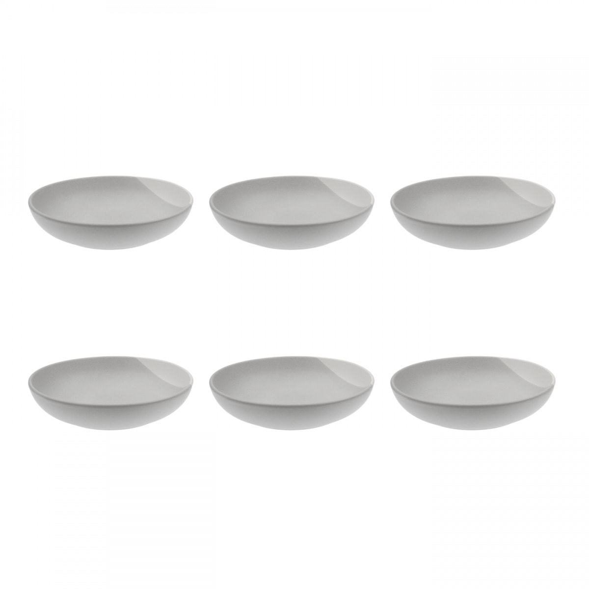 Lot de 6 assiettes creuses, TERRE DE SIENNE