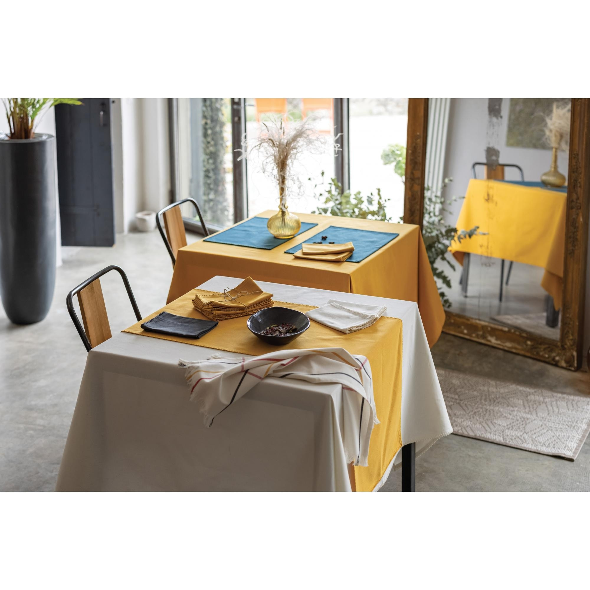 Lot de 2 serviettes de table recyclées Delia