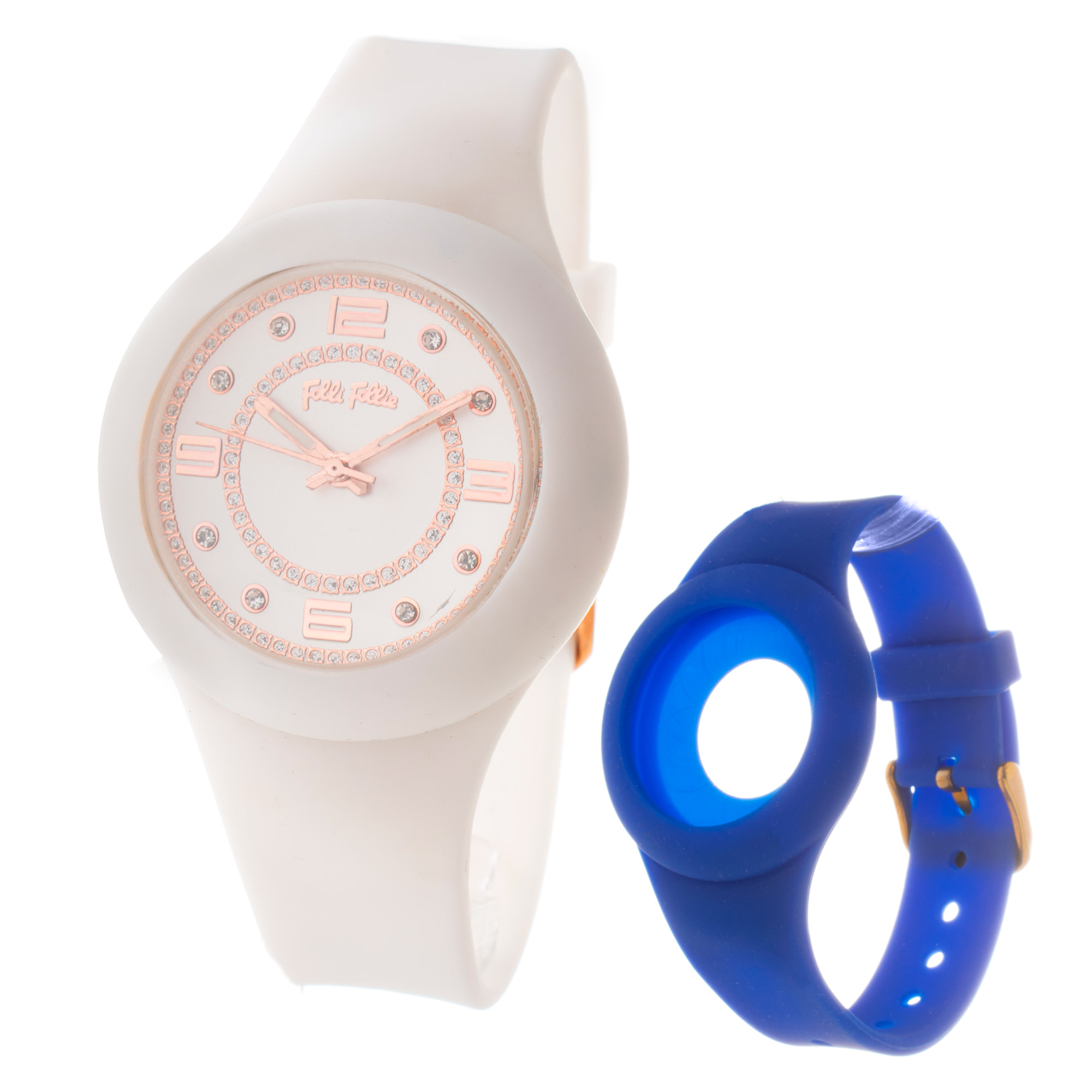 Reloj Folli Follie WF13P020ZSSA Mujer Analogico Cuarzo con Correa de Silicona