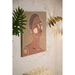 DIPINTO SU TELA TRIBAL -A- CM 80X2,8X100