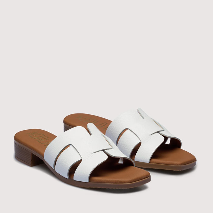 Sandalia Tacón Blanco - Mojacar