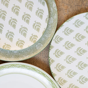 Lot de 6 grandes assiettes, SOLIMAN