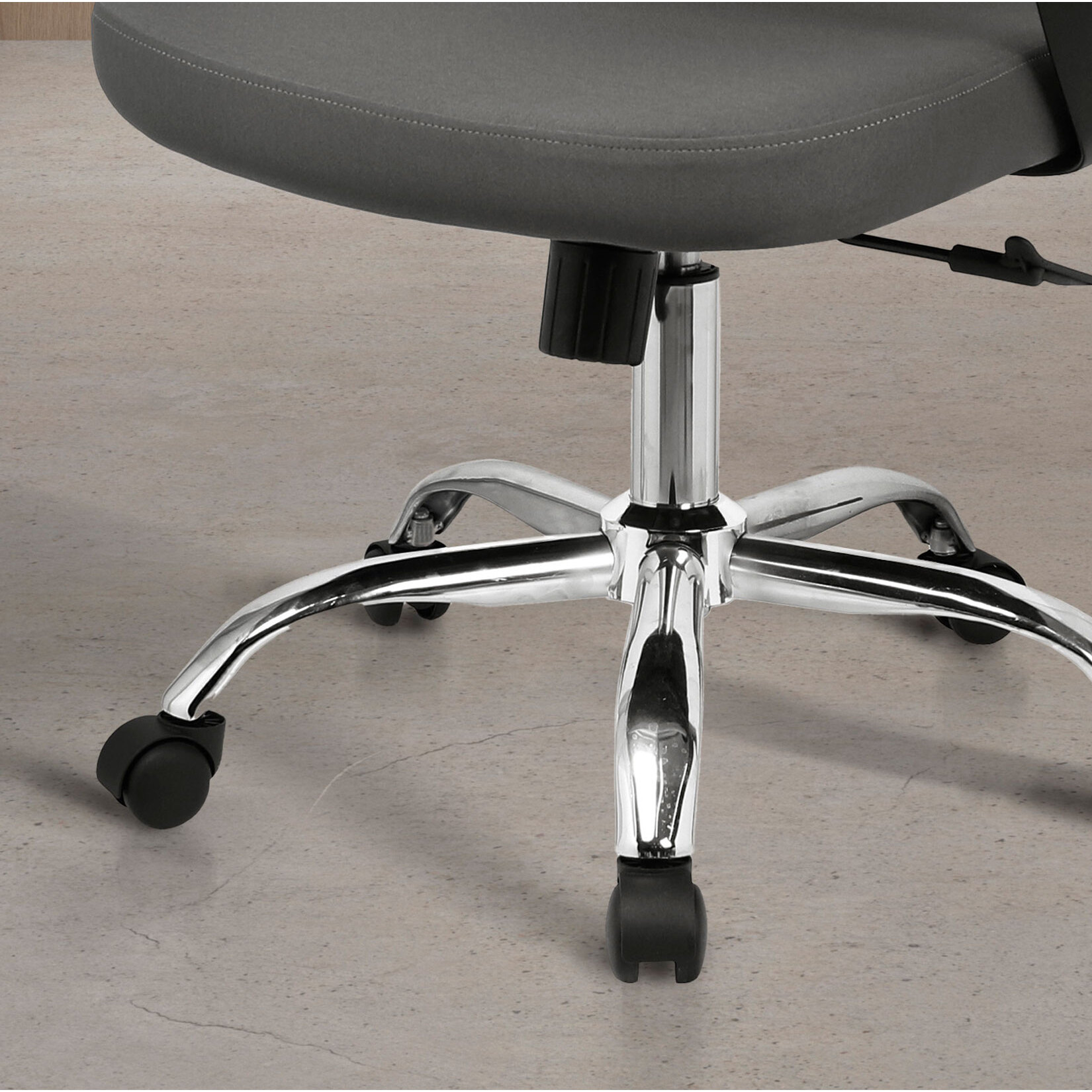 Silla de estudio Mylo gris 110x60x61 cm