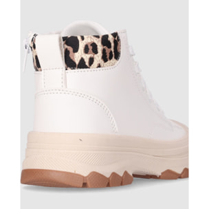 Deportivos - Blanco - Tacón: Bajo