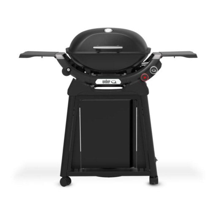Barbecue gaz WEBER Q 2800N black, sur chariot, 2 brûleurs, surface de cuisson 51x41 cm